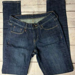 Old Navy Womens Blue Denim Straight Leg Jeans Sz 0